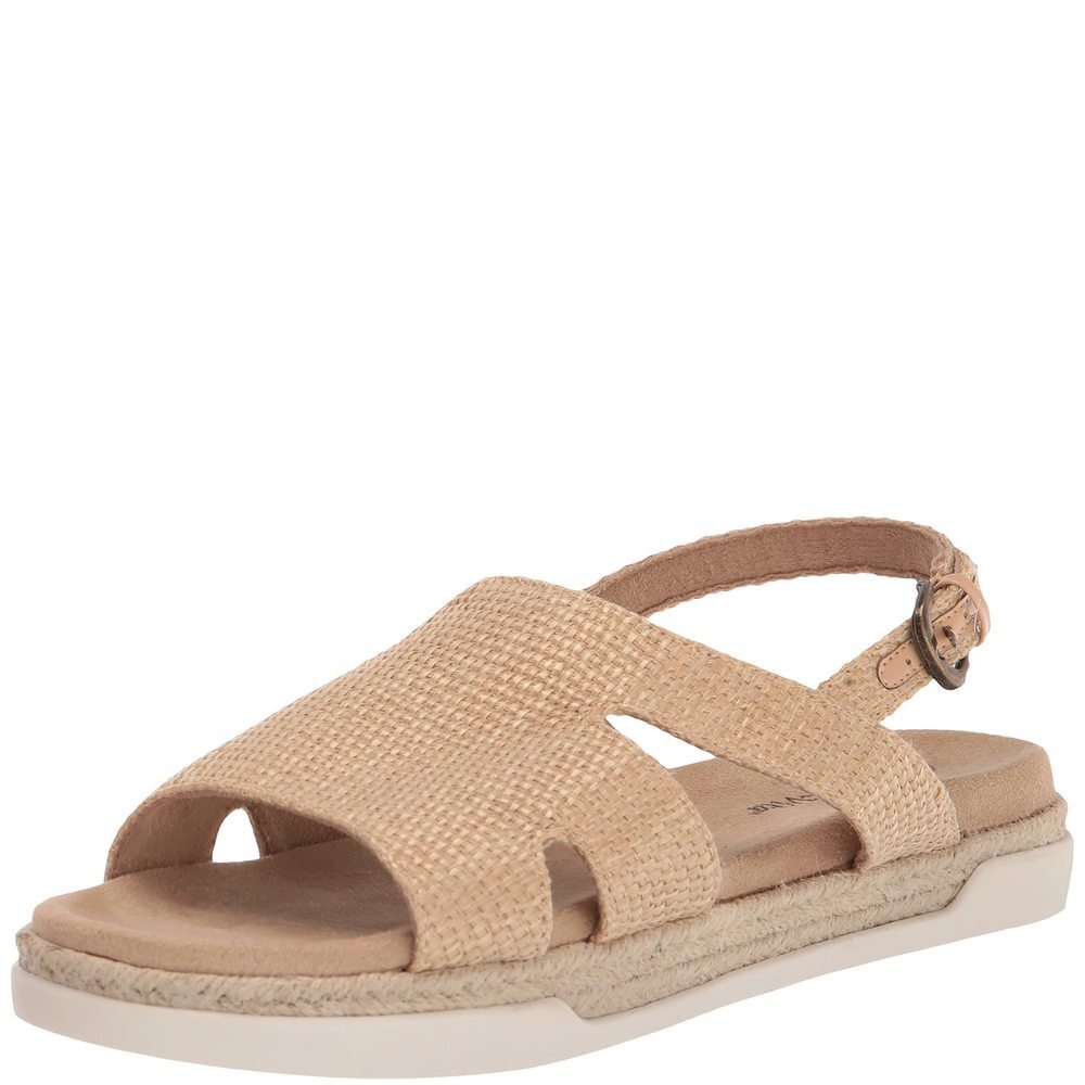 Bella Vita Women's Kato Platform Sandal, Natural Woven, 8 Narrow